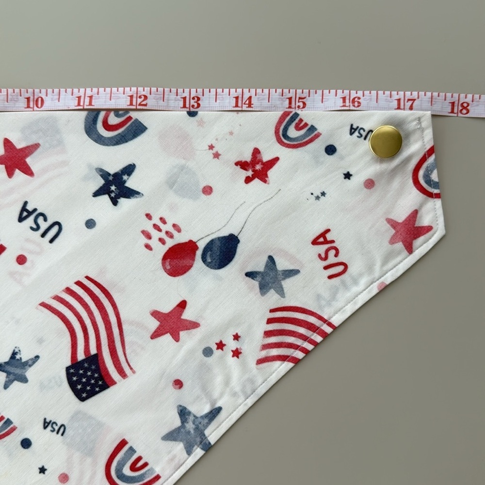 Patriotic Dog Bandana - Picture 6 of 7